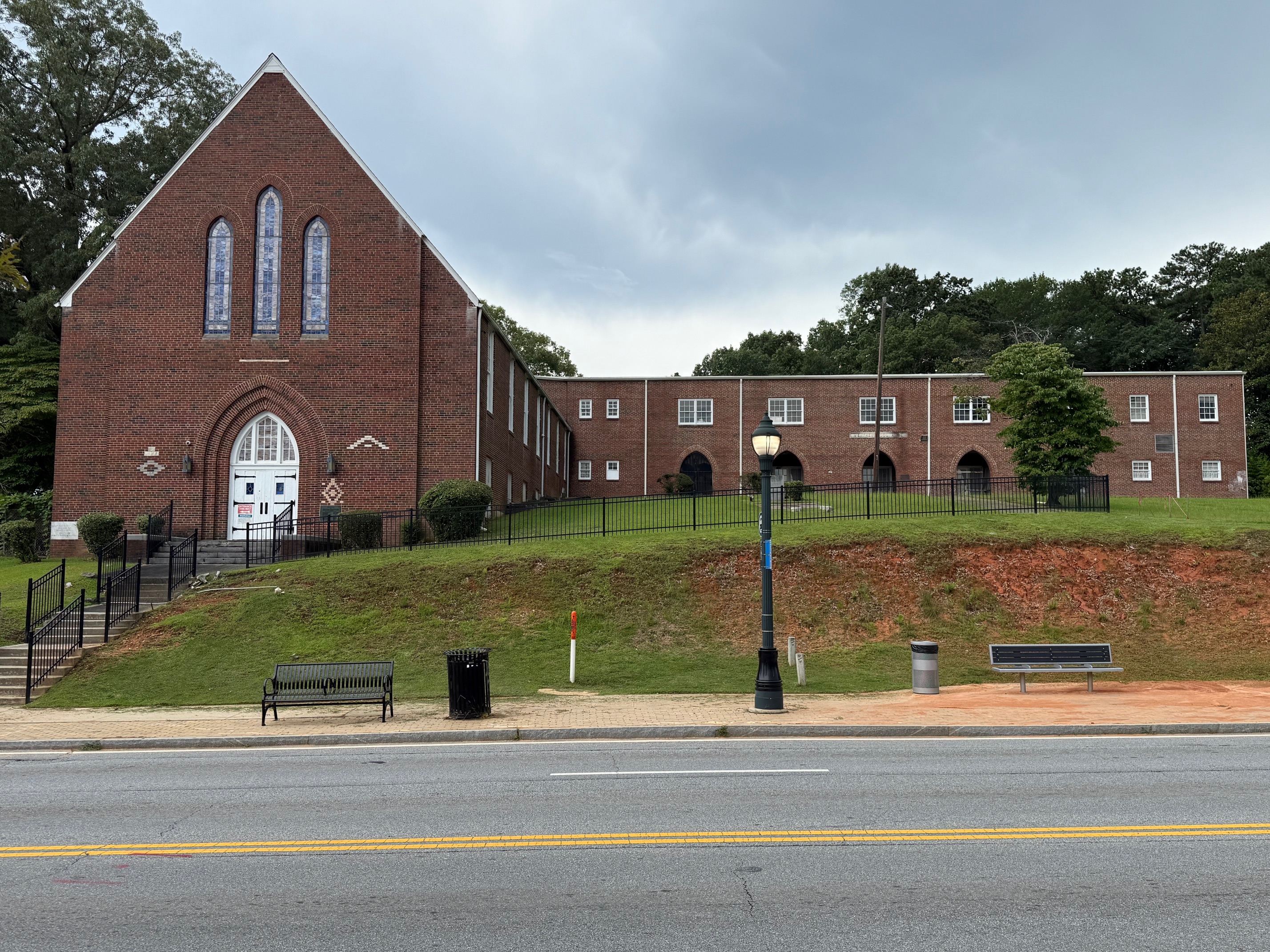 Exterior of Mount Olive Baptist Church